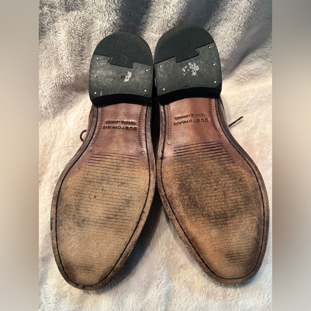 Bostonian Men's Brown Leather Lace Up Dress Shoe US 10.5 - Picture 2 of 5